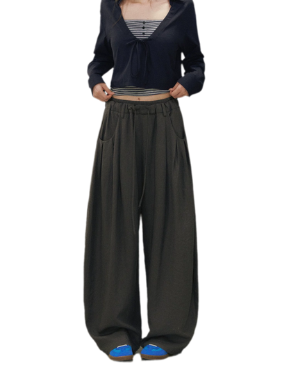 Drawstring Bubble Pants