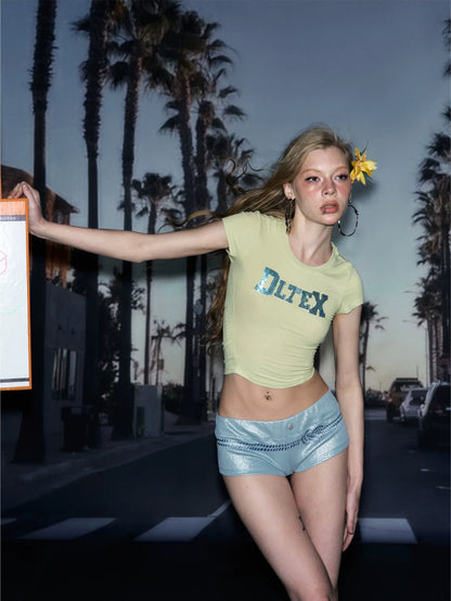 Sequin Slim Fit T-Shirt