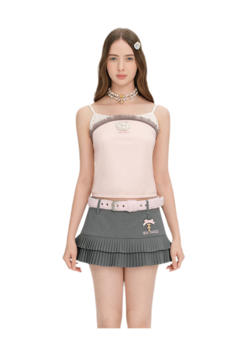 Floral Pleated Skort