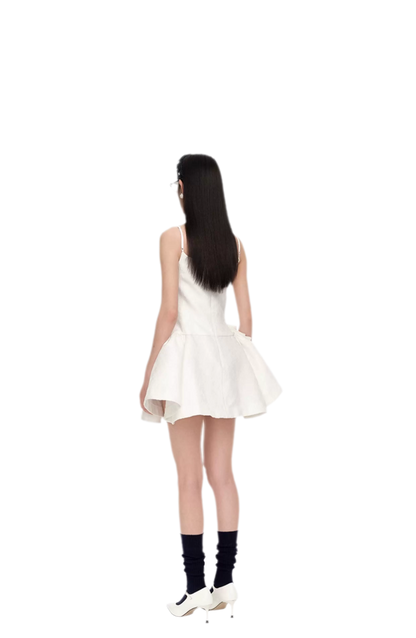 Elegant Bowknot Strap Dress