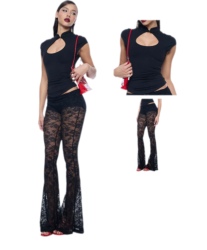 Lace Bustier Set