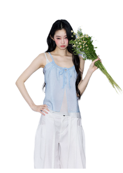Two-Piece Tie Cardigan Set