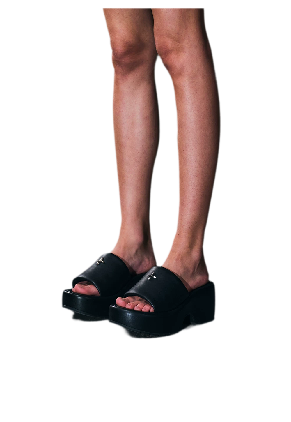 Leather High Heel Sandals