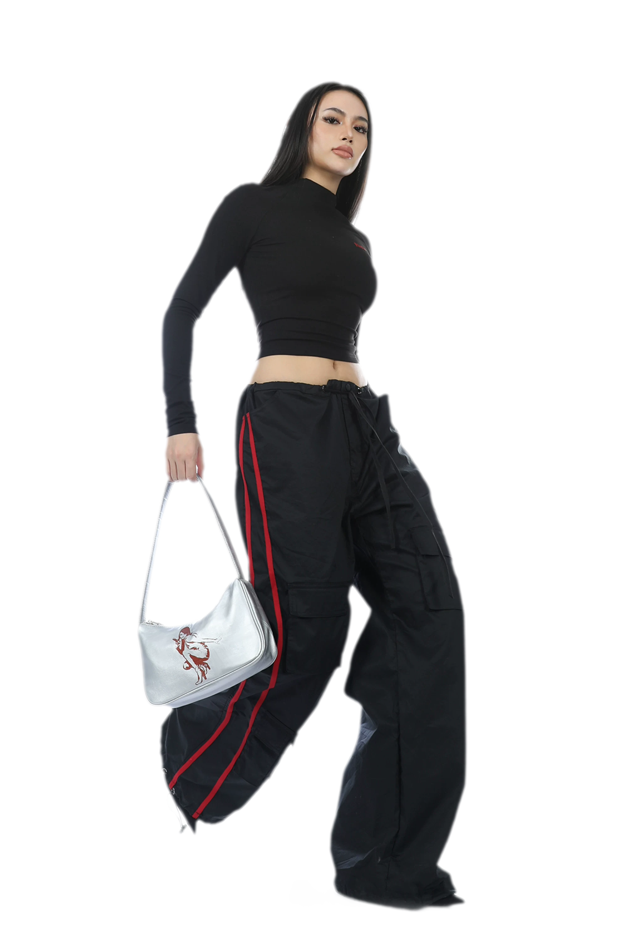 Silver Hobo Handbag