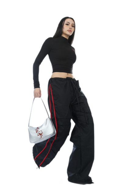 Silver Hobo Handbag