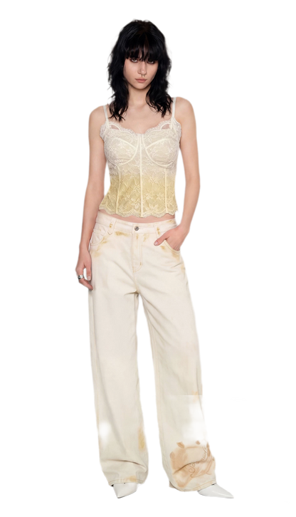 Lace Waist-Slim Cami