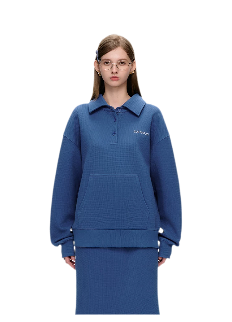 Polo Waffle Doll Hoodie