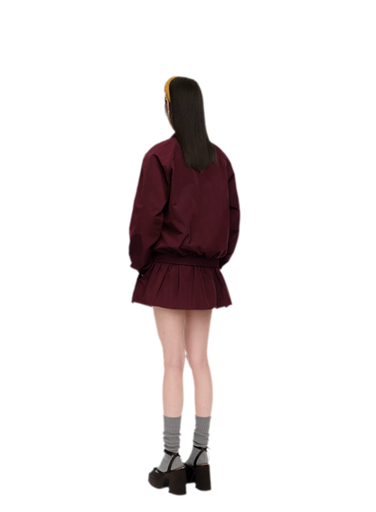 Pointed Collar Track Jacket
