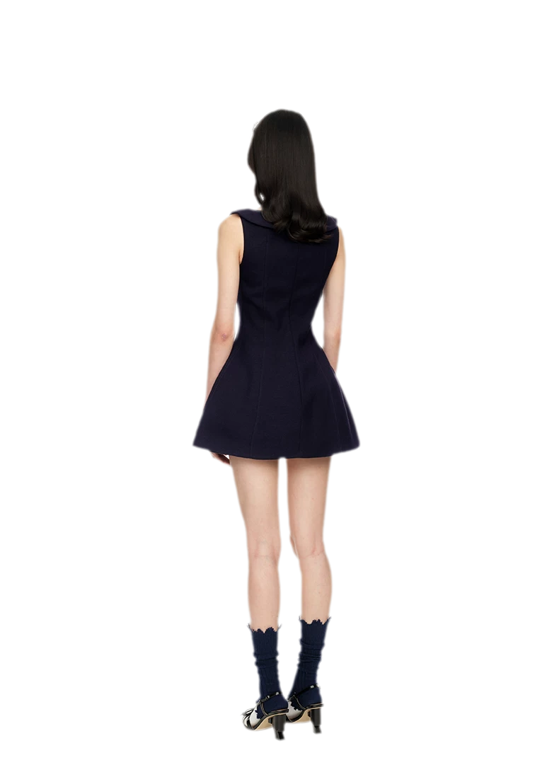 Elegant Side Bow A-Line Dress
