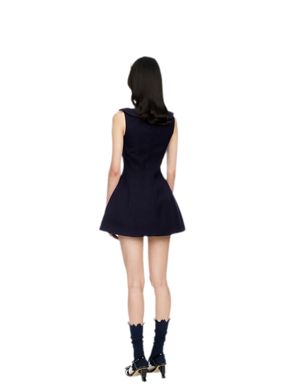 Elegant Side Bow A-Line Dress