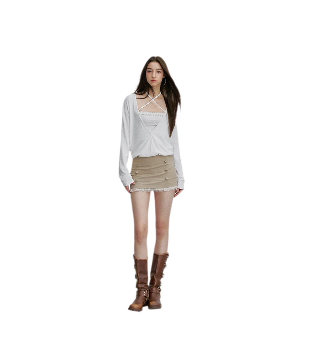 Cross Strap Bandeau Top