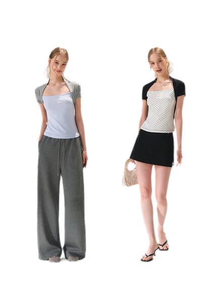 Colorblock Faux Two-Piece Tee