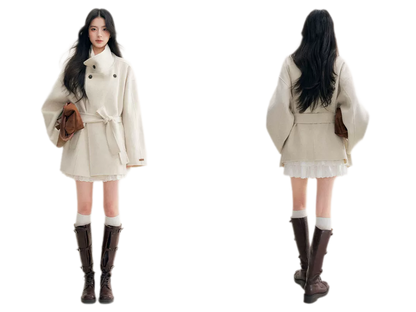 70 Wool Stand Collar Coat
