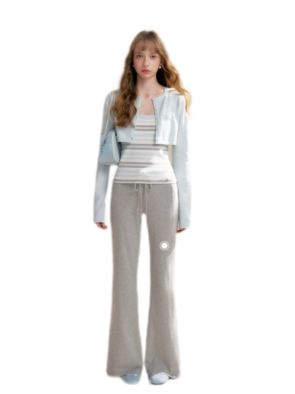 Knit Cardigan Cami Set