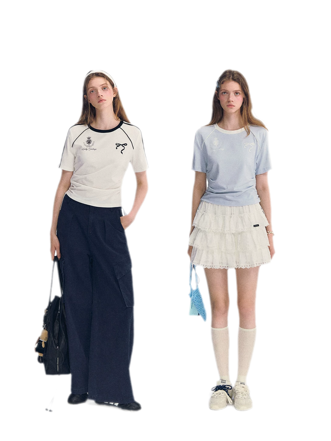 Embroidered Crop T-shirt