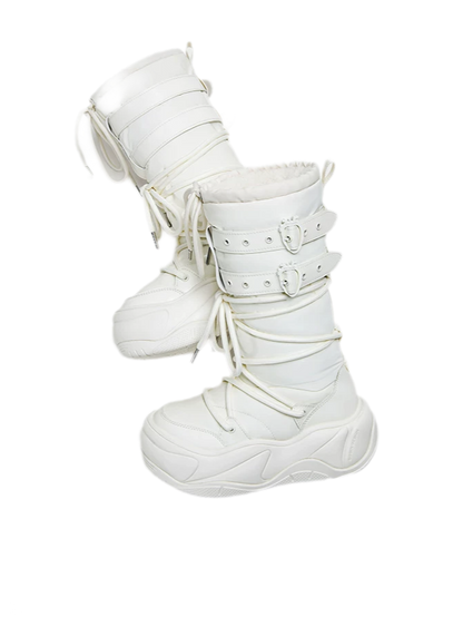 Insulated Platform Snow Boots