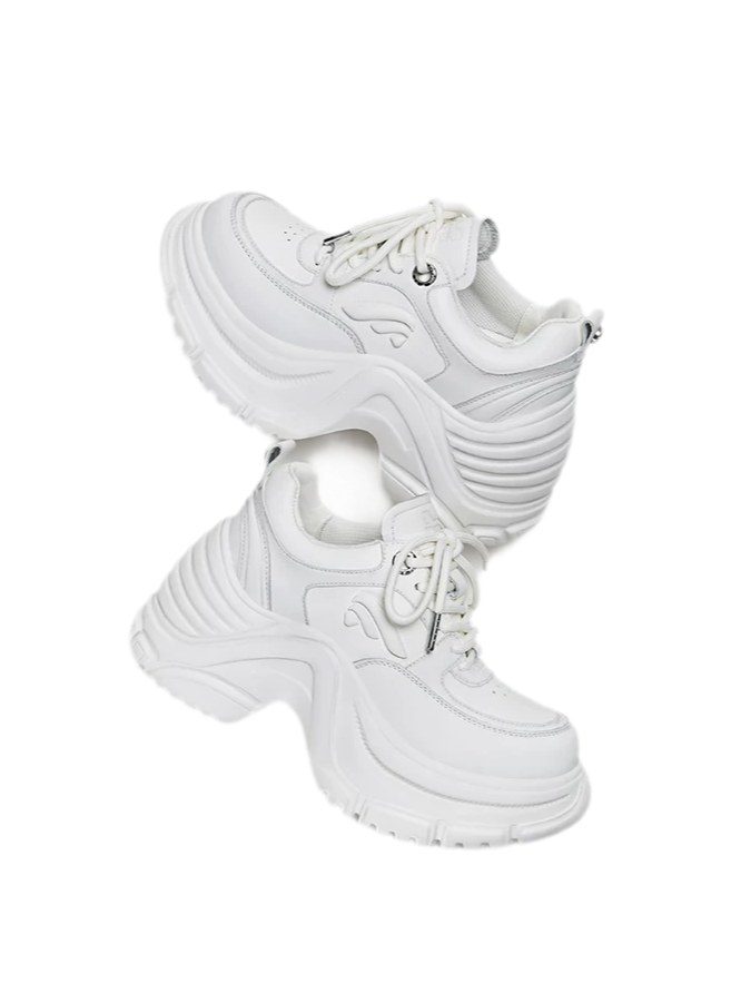 Leather Sculpted Dad Shoes