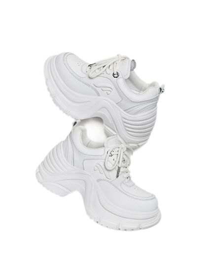 Leather Sculpted Dad Shoes