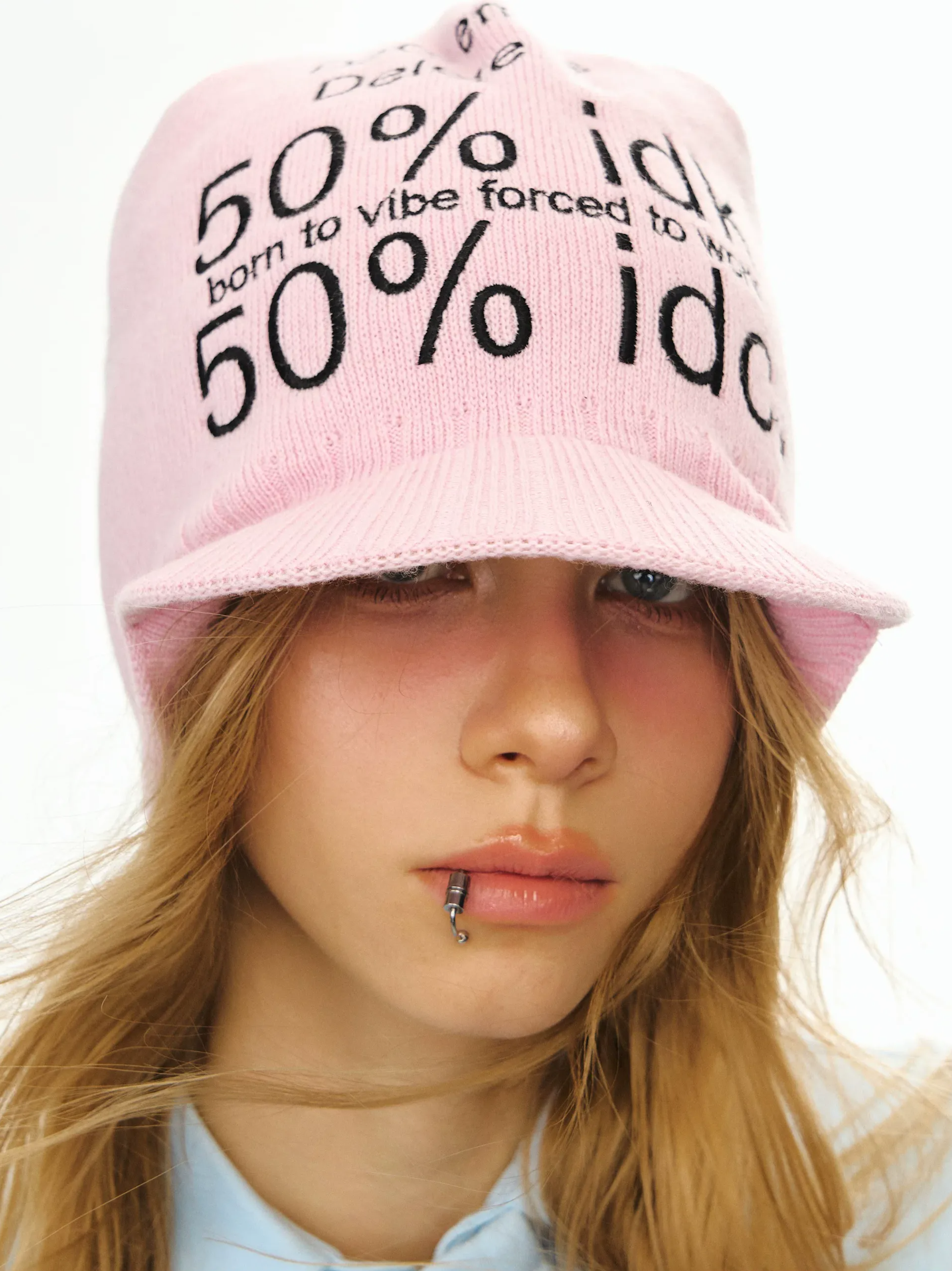 Emoticon Wool Knit Hat