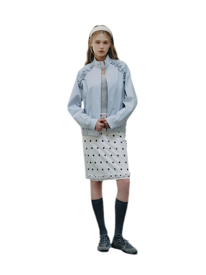 Polka Dot Ruffle Skirt