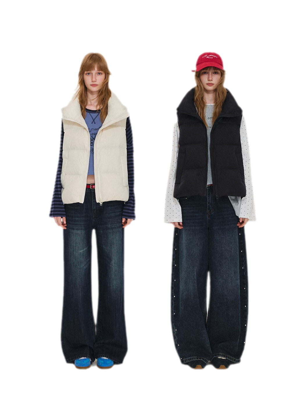 Lightweight Stand Collar Down Vest