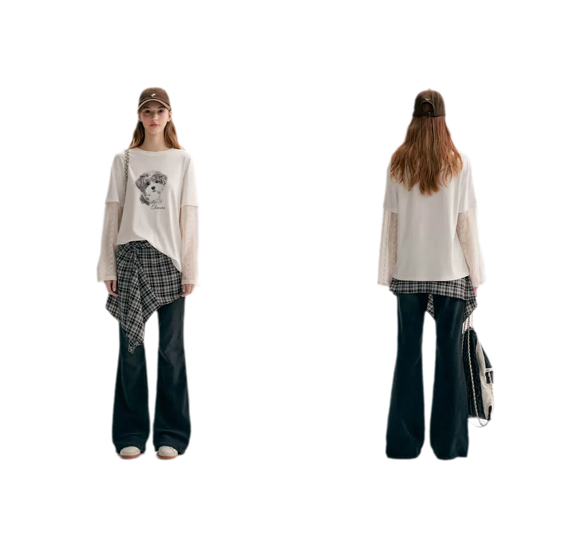 Tencel Cotton Dog Embroidered Tee