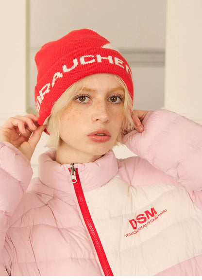 Jacquard Star Folded-Brim Beanie