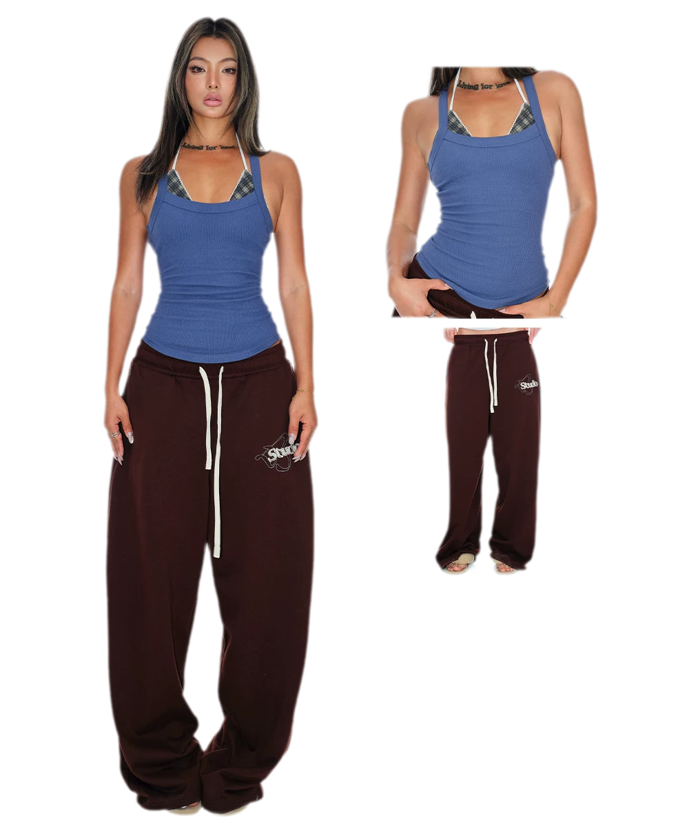 Cross-Back Ribbed Tank