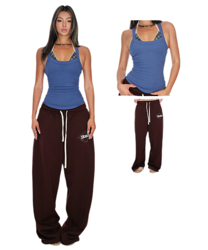 Cross-Back Ribbed Tank