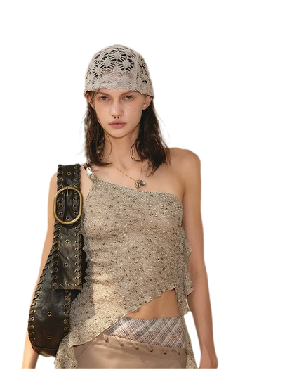 Beaded Asymmetrical Tank