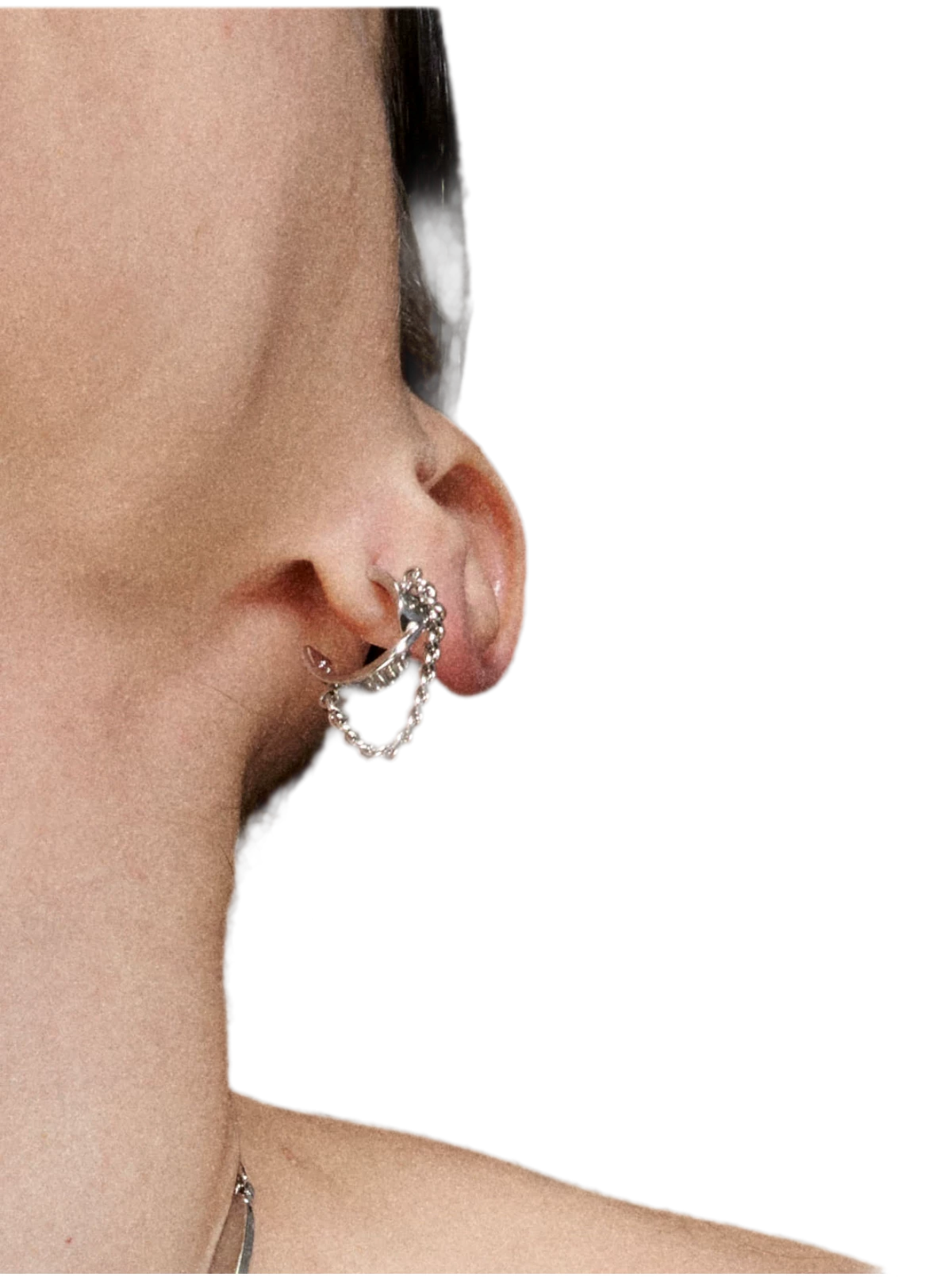 Mobius Line Stud Earrings