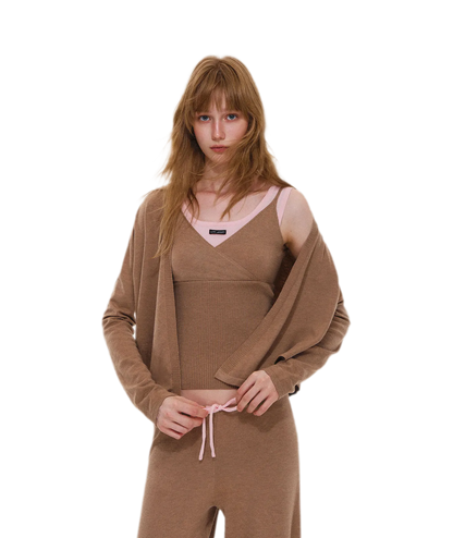 Wool-Blend Layered Knit Set