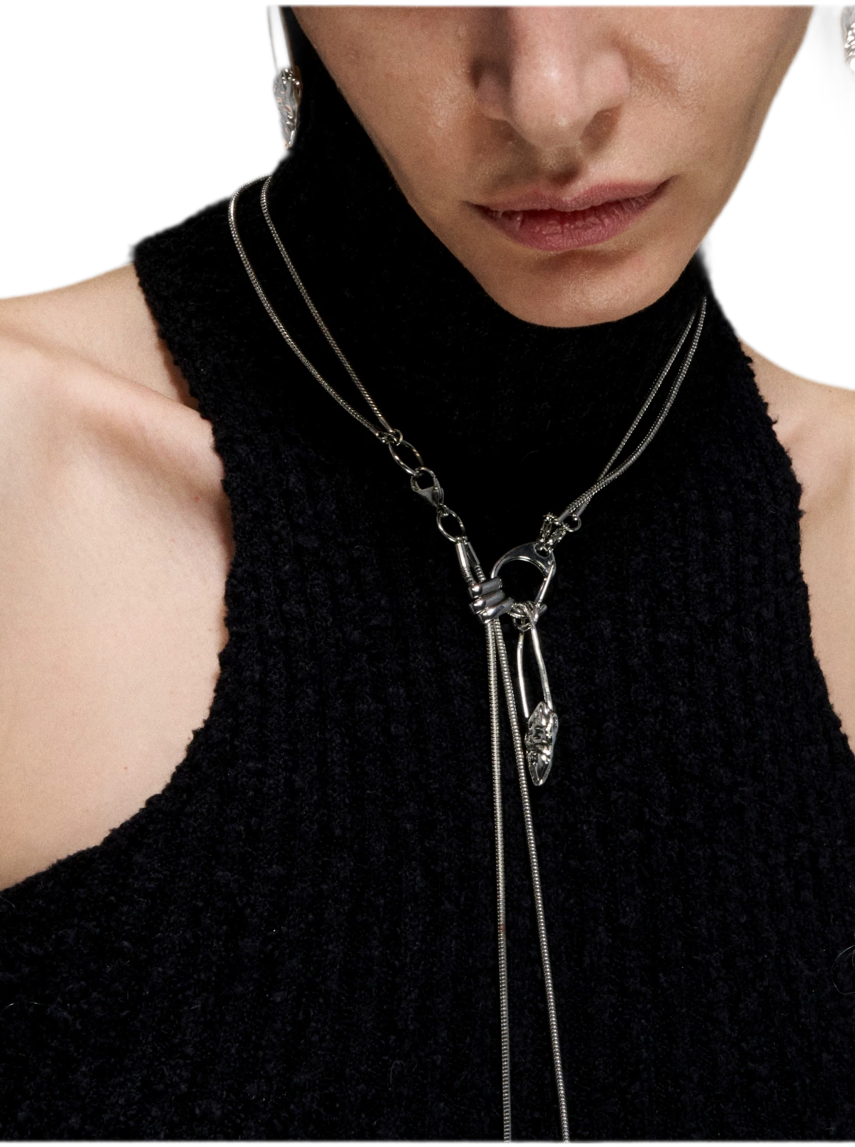 Punk Fishbone Necklace