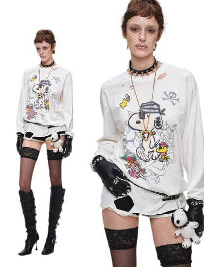 Vintage Washed Print T-Shirt