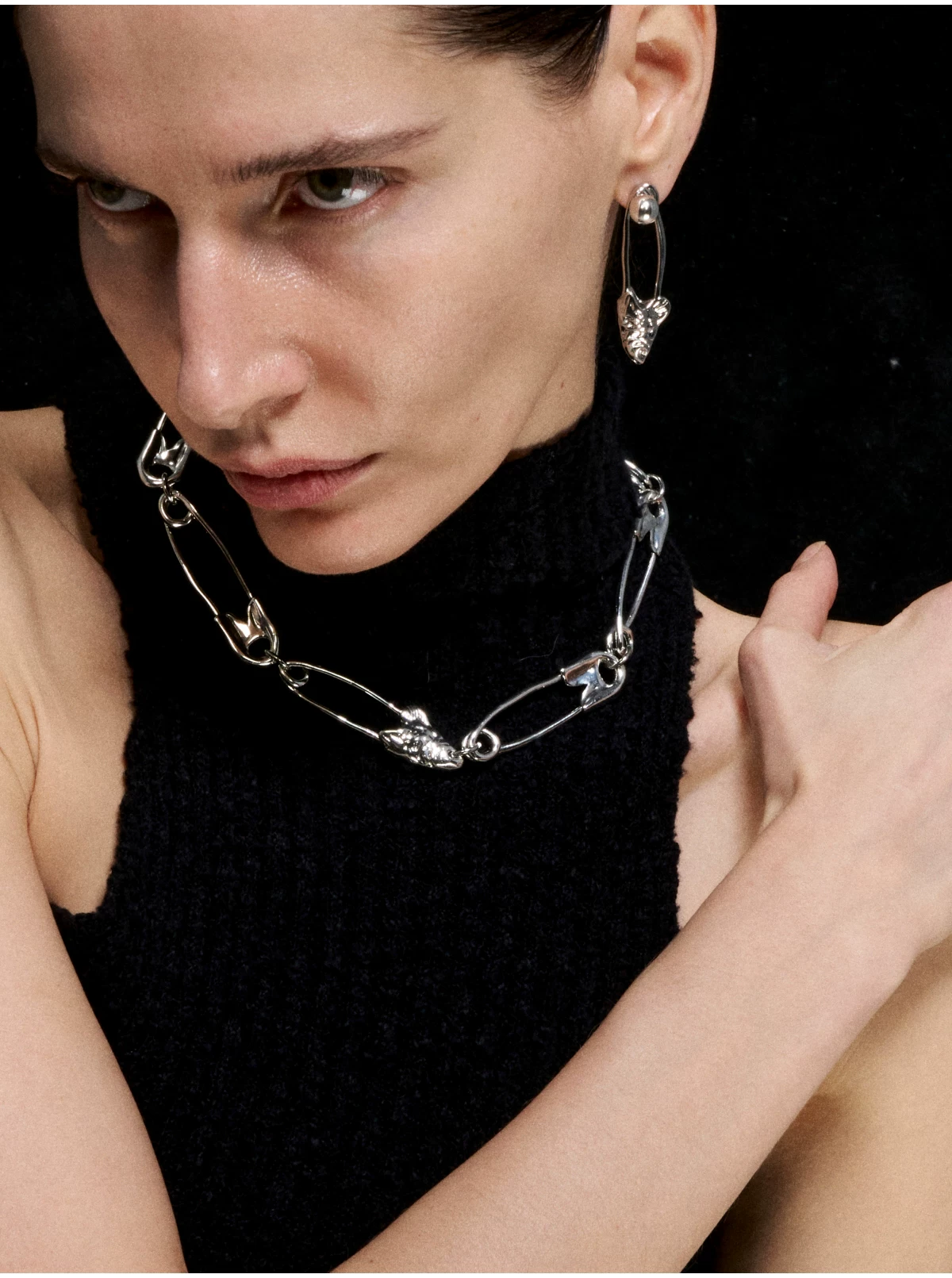 Punk Fishbone Earrings