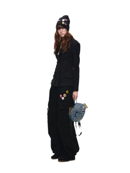 Washed Cargo Pants