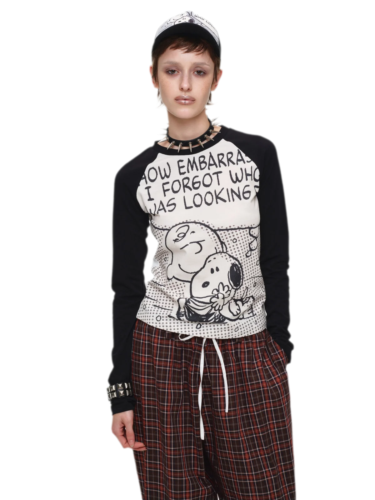 Contrast Raglan Graphic T-Shirt