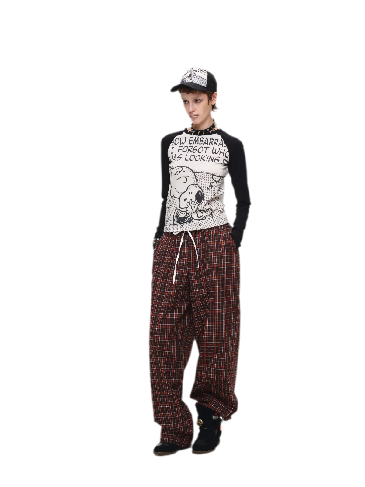 Contrast Raglan Graphic T-Shirt
