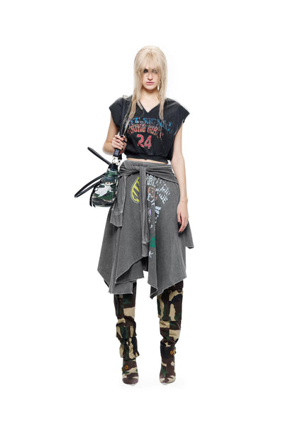 Camouflage &amp; Denim Tote Bag