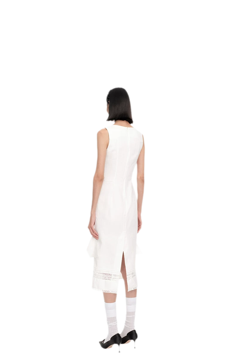 Elegant Bowknot Long Dress