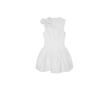 Elegant Summer Dress with Side Bow Detail