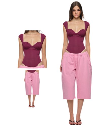 Ruched Cup Bodysuit
