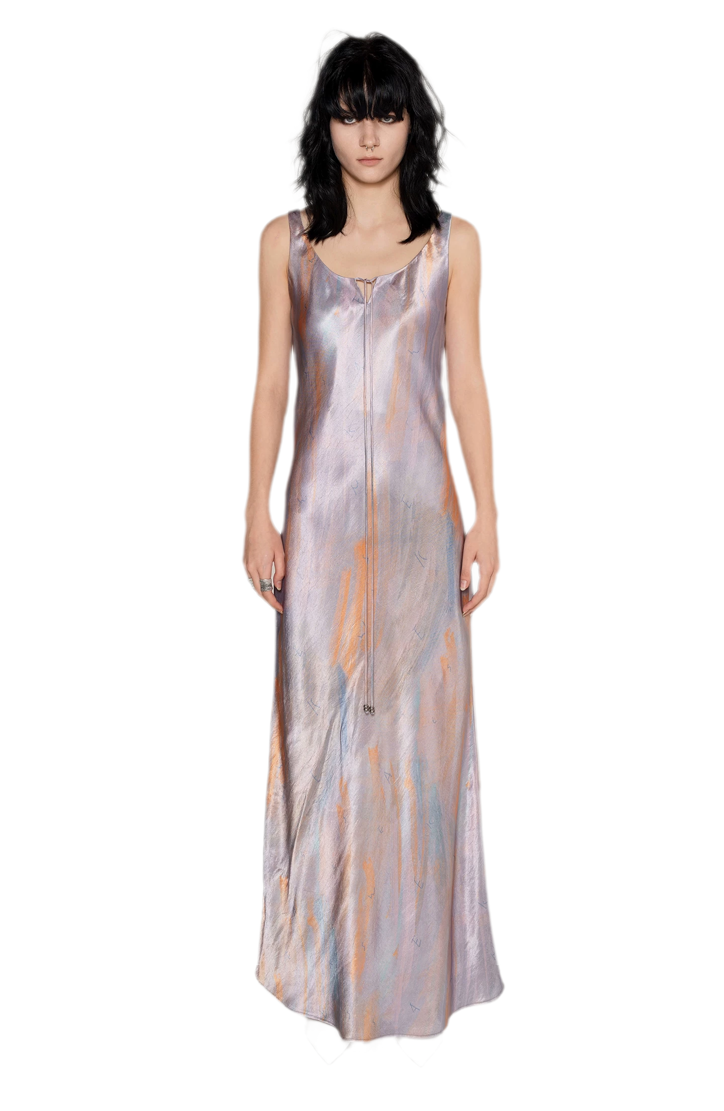 Twist Bias Slip Dress