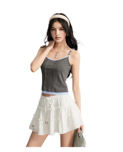 Lace Tie Skirt