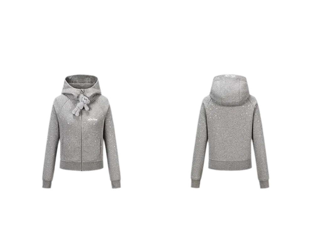 Starry Slim-Fit Hooded Sweatshirt