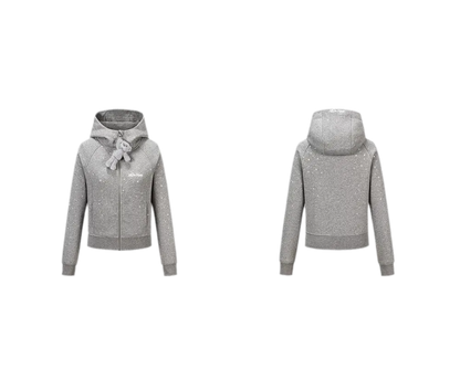 Starry Slim-Fit Hooded Sweatshirt