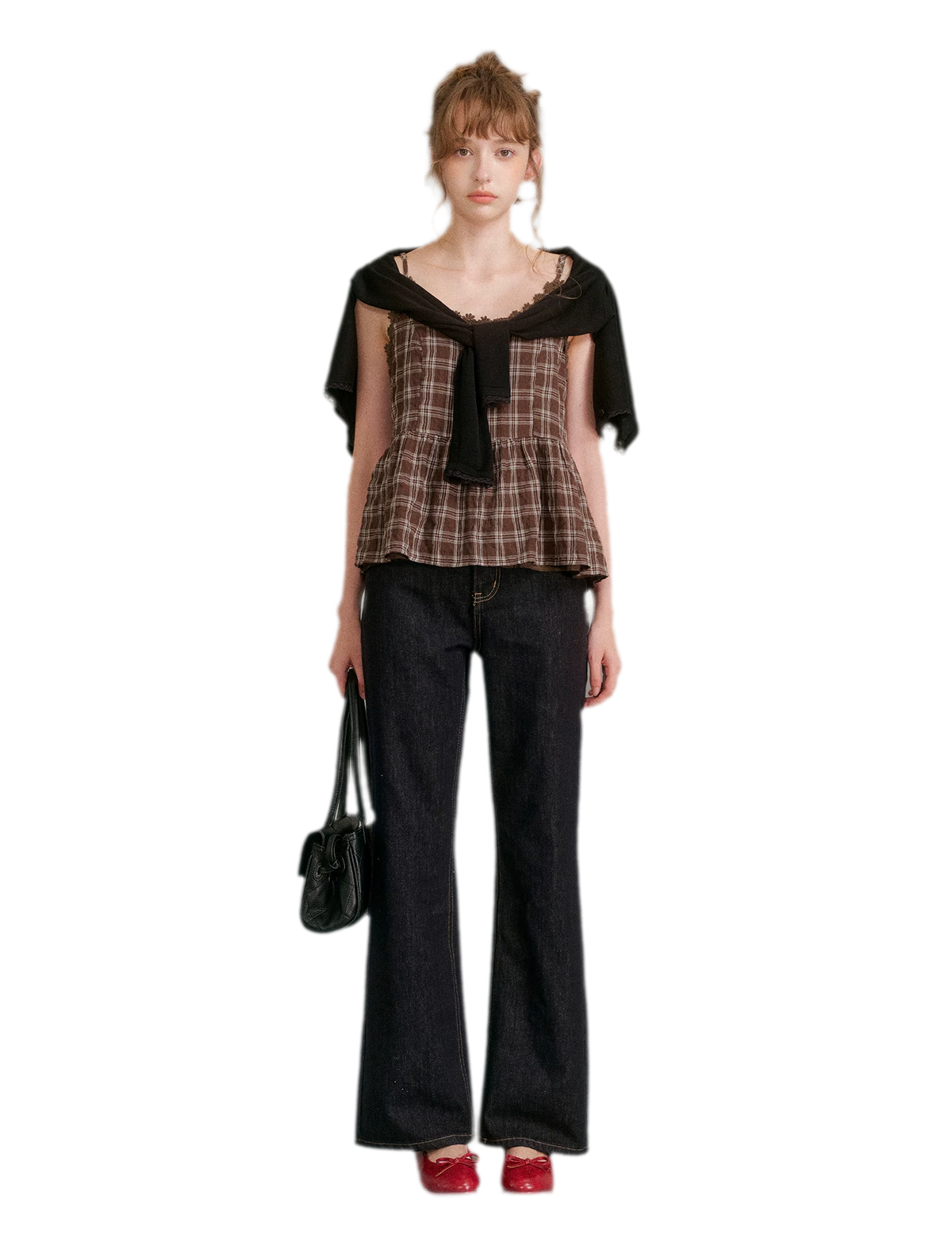 Soft Cotton Straight-Leg Jeans