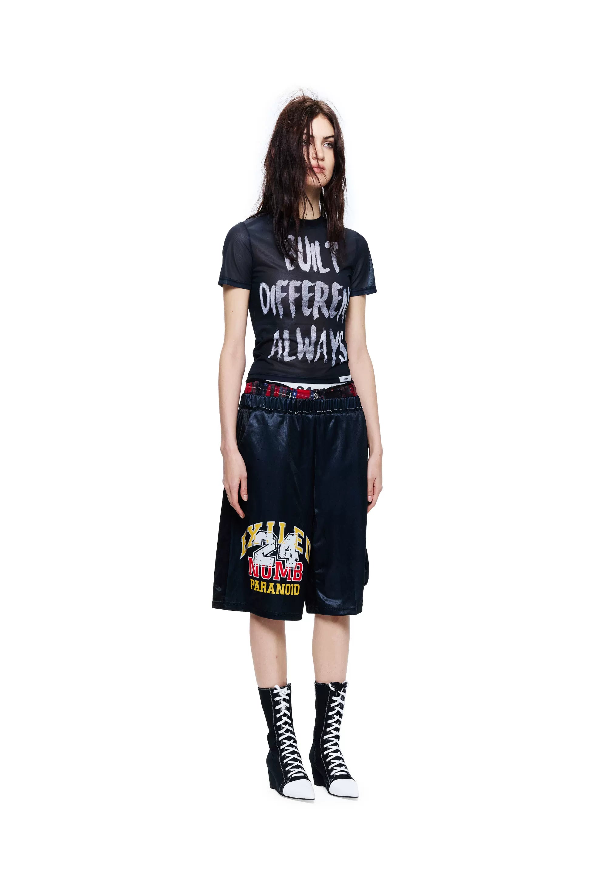 Street Style Breathable Mesh T-shirt