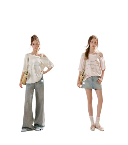 Modal Cotton Lace Tee