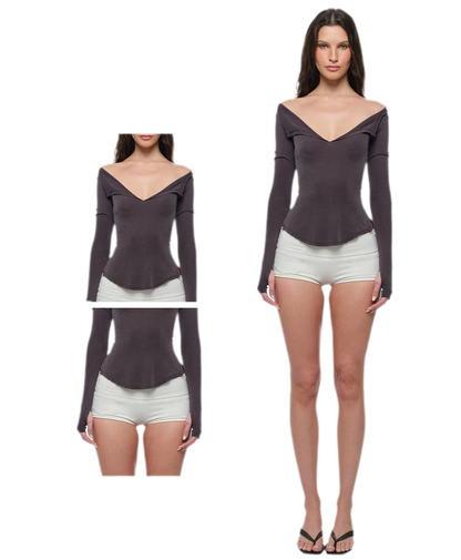 High-Stretch Slim Shorts